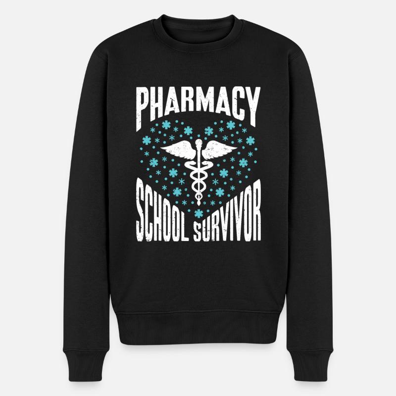 Pharmacie de cadeaux d’apothicaire - Pull Premium bio Homme - noir