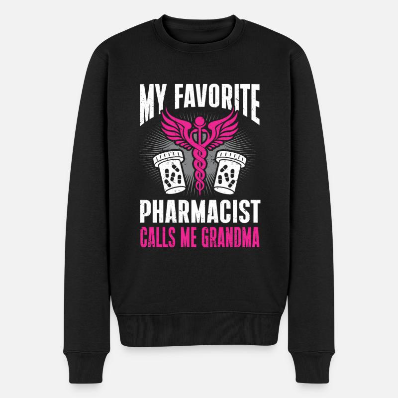 Pharmacie de cadeaux d’apothicaire - Pull Premium bio Homme - noir