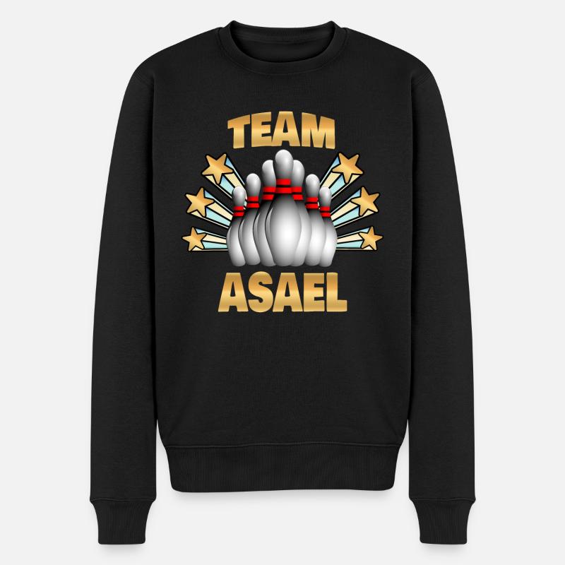 Bowling Asael - Pull Premium bio Homme - noir