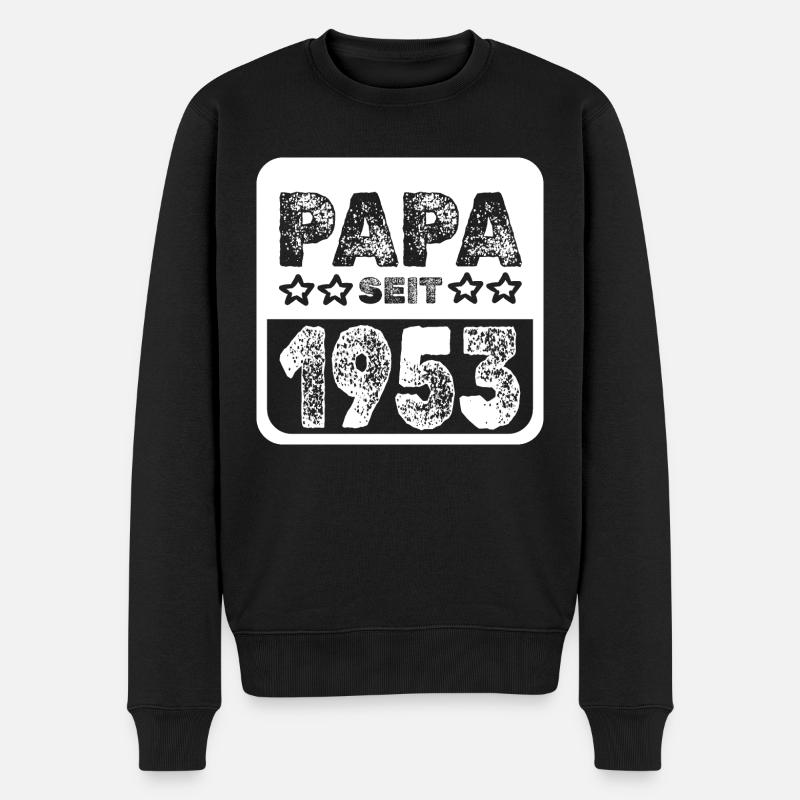 seit 1953 - Männer Premium Bio Pullover - Schwarz