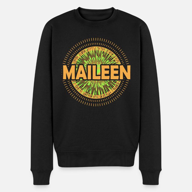 Gift Idea Maileen - Men's Premium Organic Jumper - black