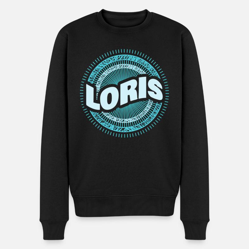 Geschenk für Loris - Männer Premium Bio Pullover - Schwarz