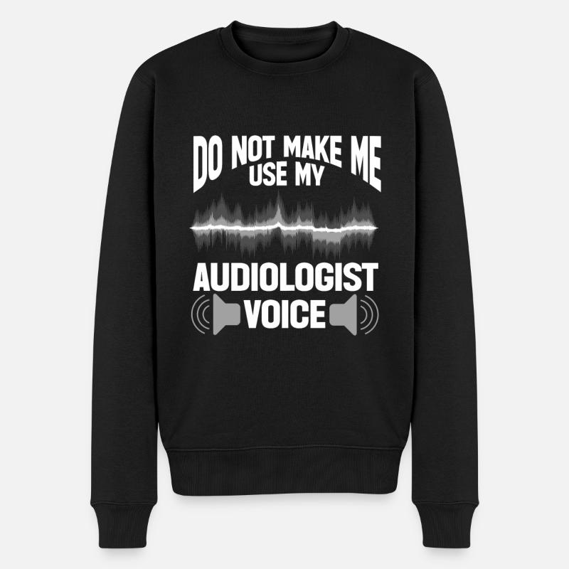 Audiologistes en audiologie - Pull Premium bio Homme - noir