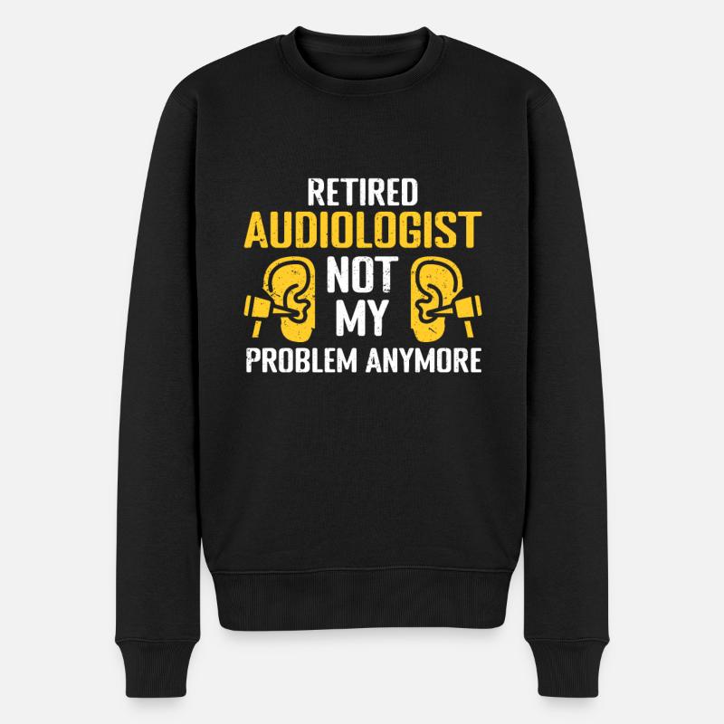 Audiologistes en audiologie - Pull Premium bio Homme - noir