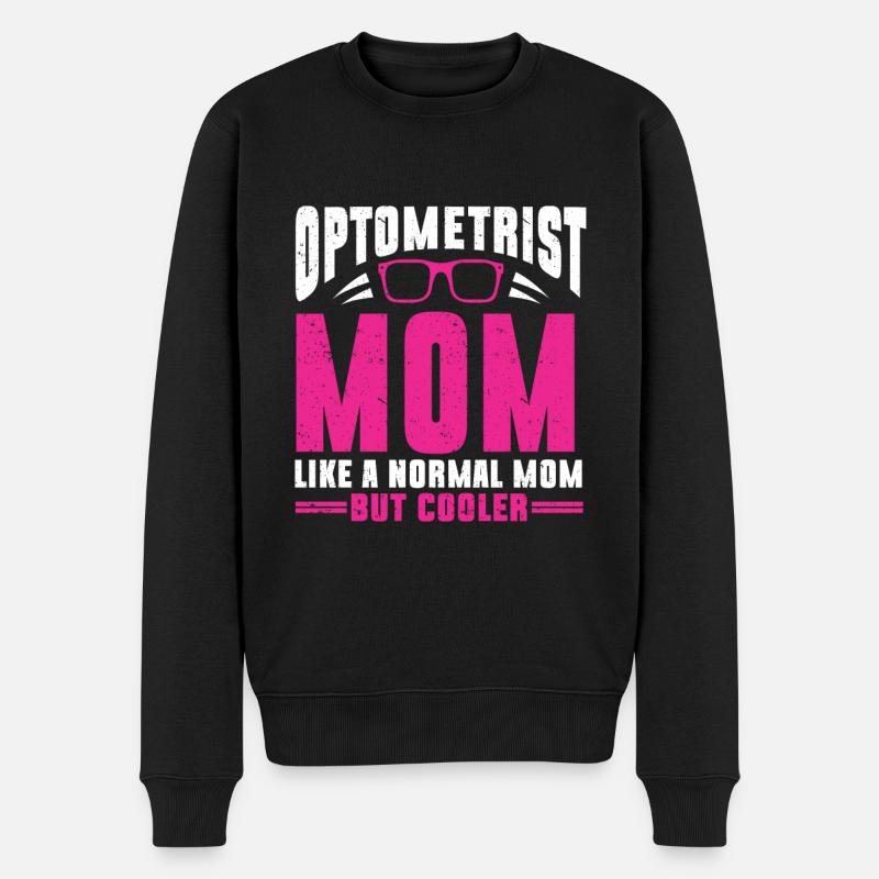 Optometrist Optiker Optometrie - Männer Premium Bio Pullover - Schwarz