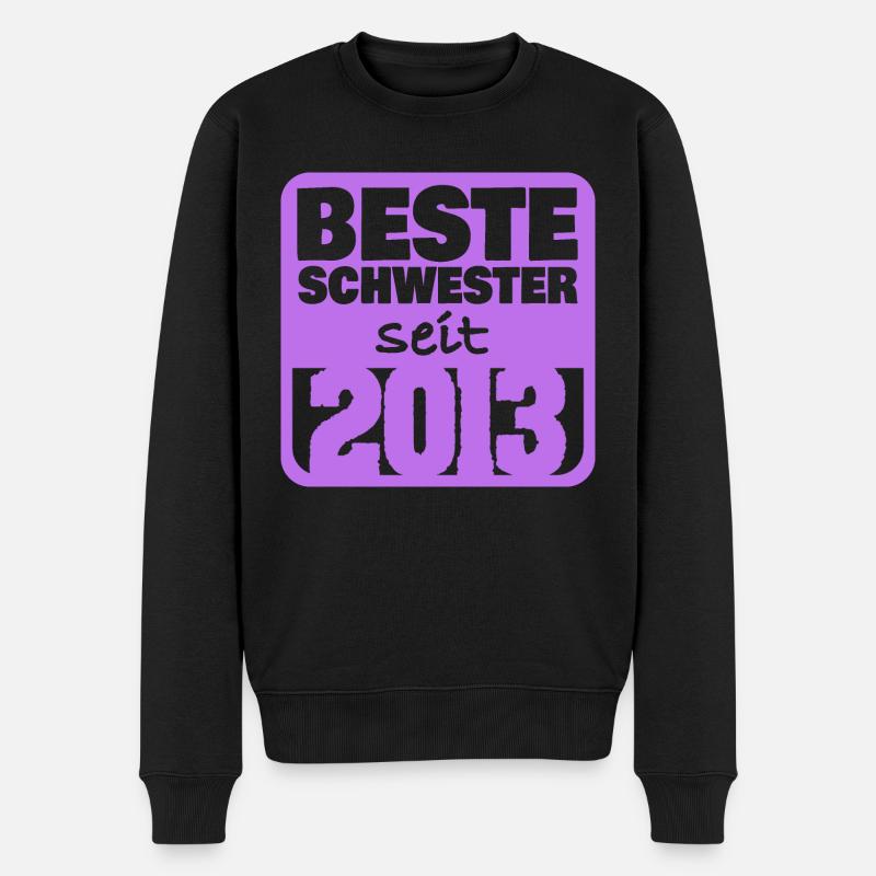 Geschwister 2013 - Männer Premium Bio Pullover - Schwarz