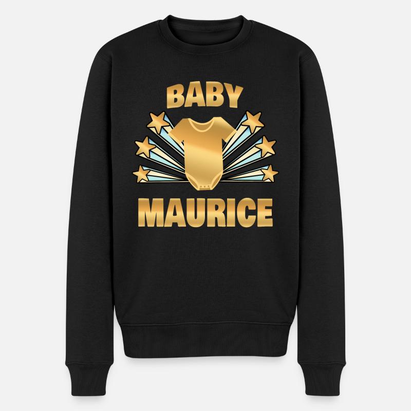 Maurice comme Naissance - Pull Premium bio Homme - noir