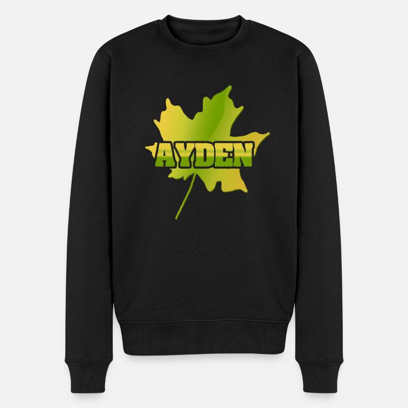 Cadeau pour Ayden - Pull Premium bio Homme - noir
