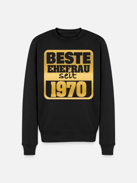 1970 - Men's Premium Organic Jumper - black