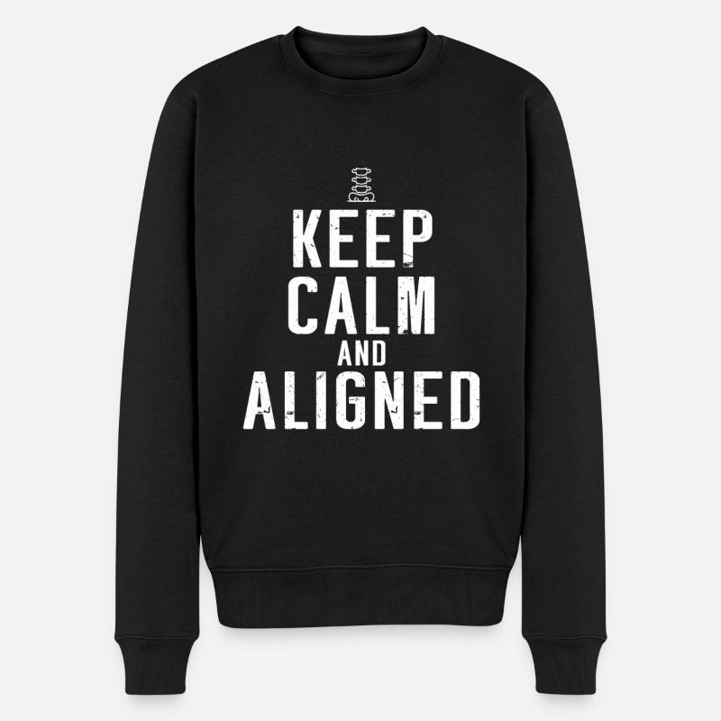 Chiropraktiker Chiropraktik - Männer Premium Bio Pullover - Schwarz