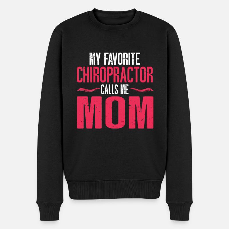 Chiropraktiker Chiropraktik - Männer Premium Bio Pullover - Schwarz