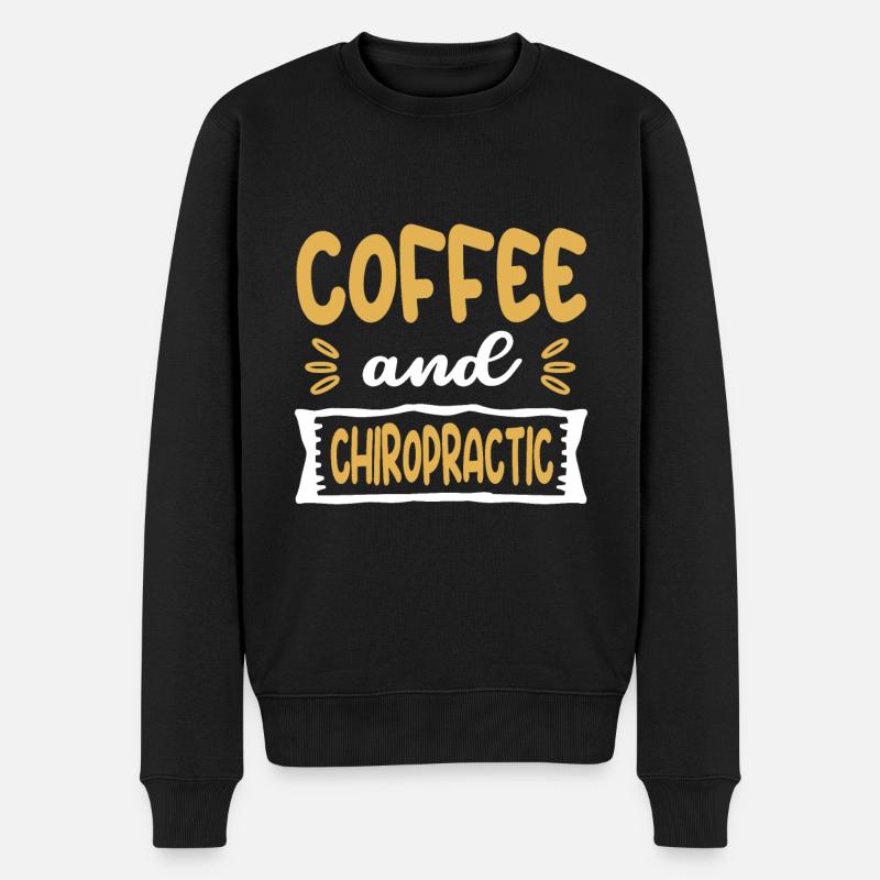 Chiropraktiker Chiropraktik - Männer Premium Bio Pullover - Schwarz