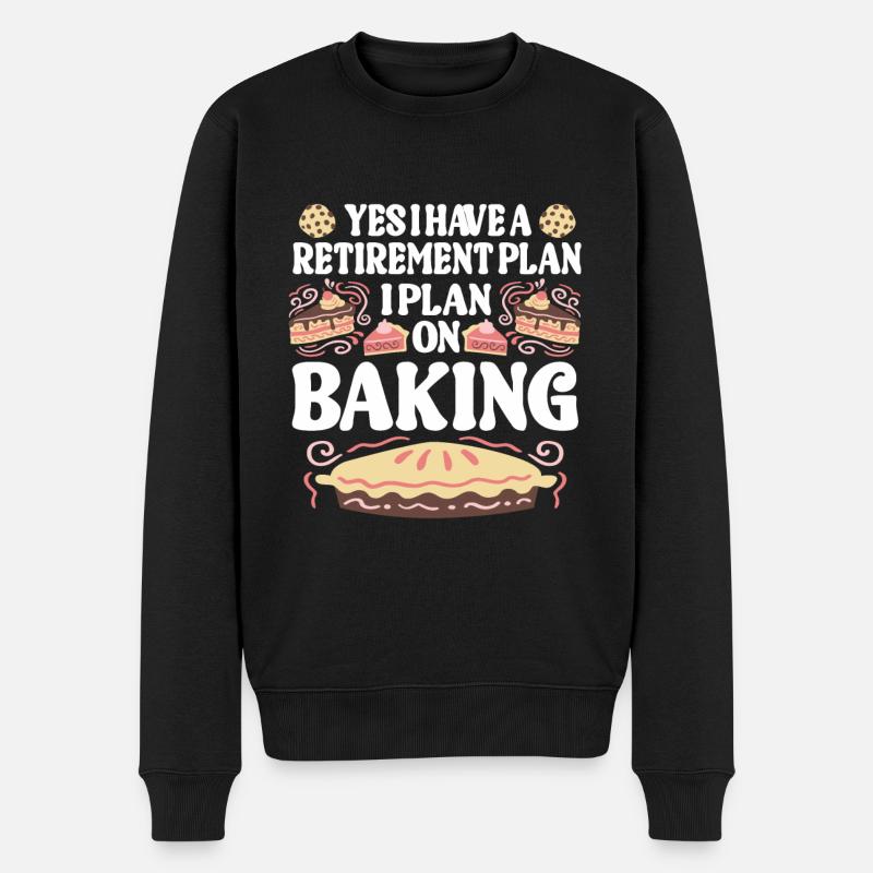 Cuisson Jeu de mots Cuire Cuisinier Chef Boulanger - Pull Premium bio Homme - noir
