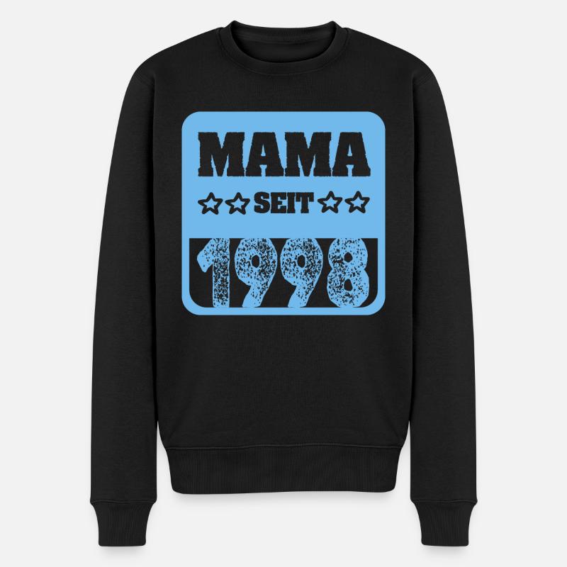 Mutti 1998 - Männer Premium Bio Pullover - Schwarz