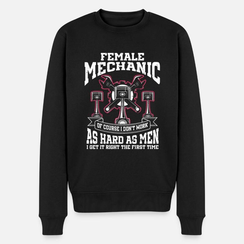 Mécanicien - Pull Premium bio Homme - noir