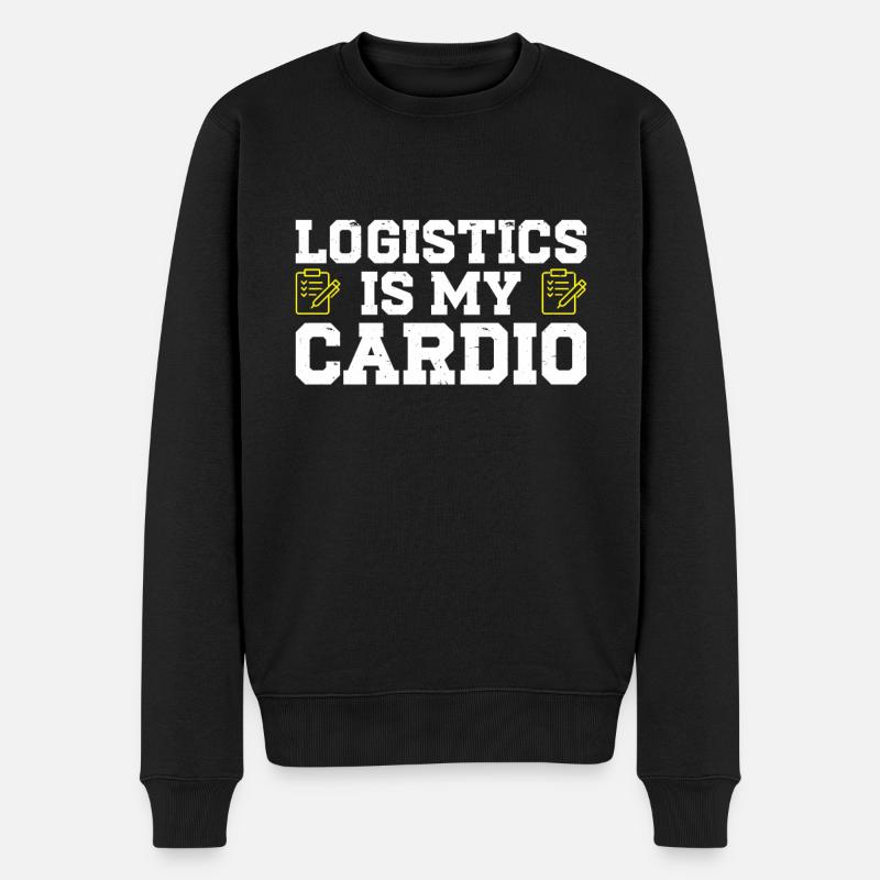 Logistiker Logistik - Männer Premium Bio Pullover - Schwarz