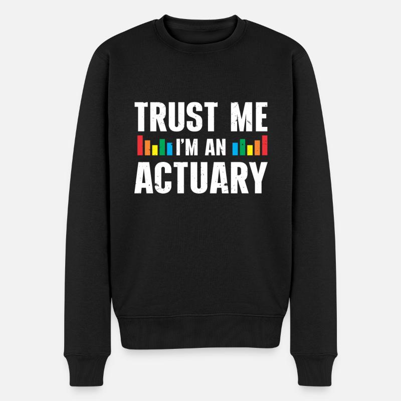 Actuaire statisticien - Pull Premium bio Homme - noir
