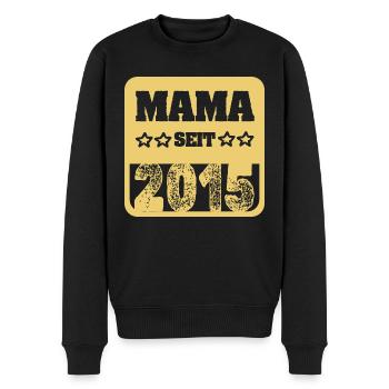 2015 - Männer Premium Bio Pullover - Schwarz - Vorne - Nico (187cm)