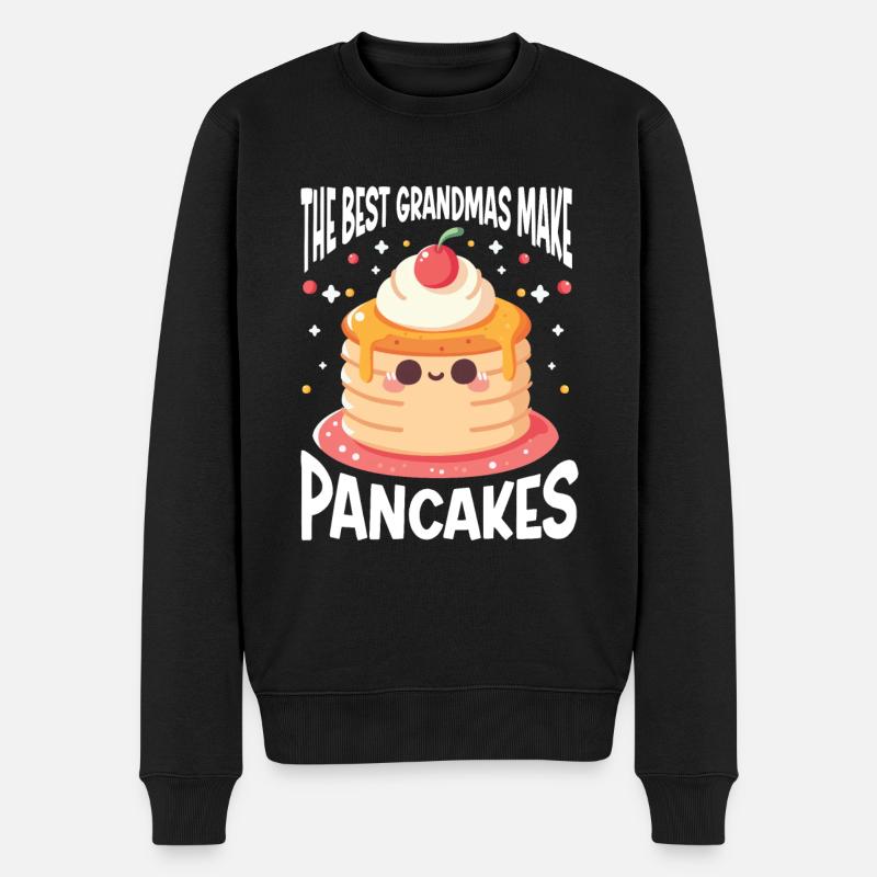 Amateur de cuisine de crêperie - Pull Premium bio Homme - noir