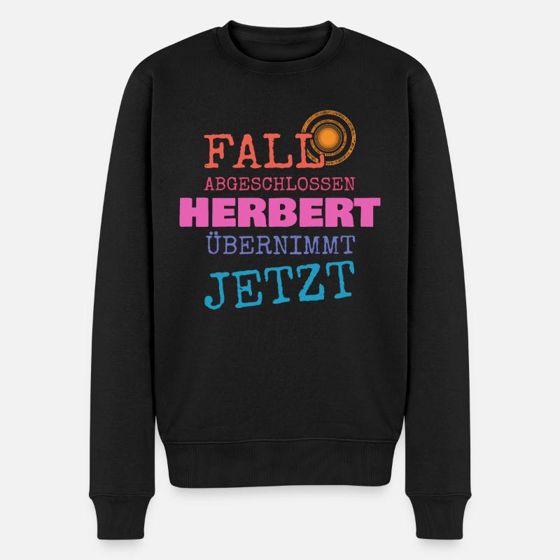 Prénom Herbert - Pull Premium bio Homme - noir
