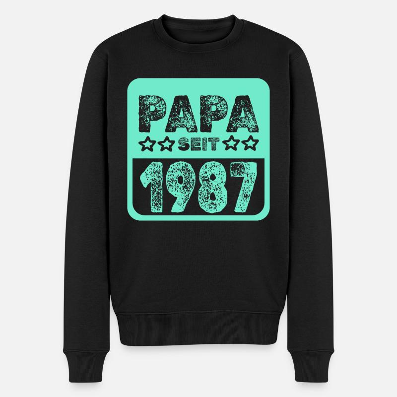 depuis 1987 - Pull Premium bio Homme - noir
