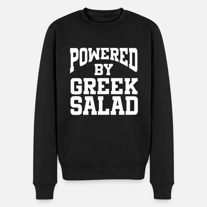 Propulsé par la salade grecque - Pull Premium bio Homme - noir