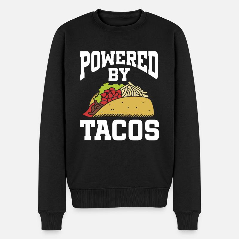 Propulsé par les tacos - Pull Premium bio Homme - noir