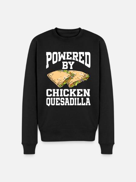Propulsé par Chicken Quesadilla - Pull Premium bio Homme - noir