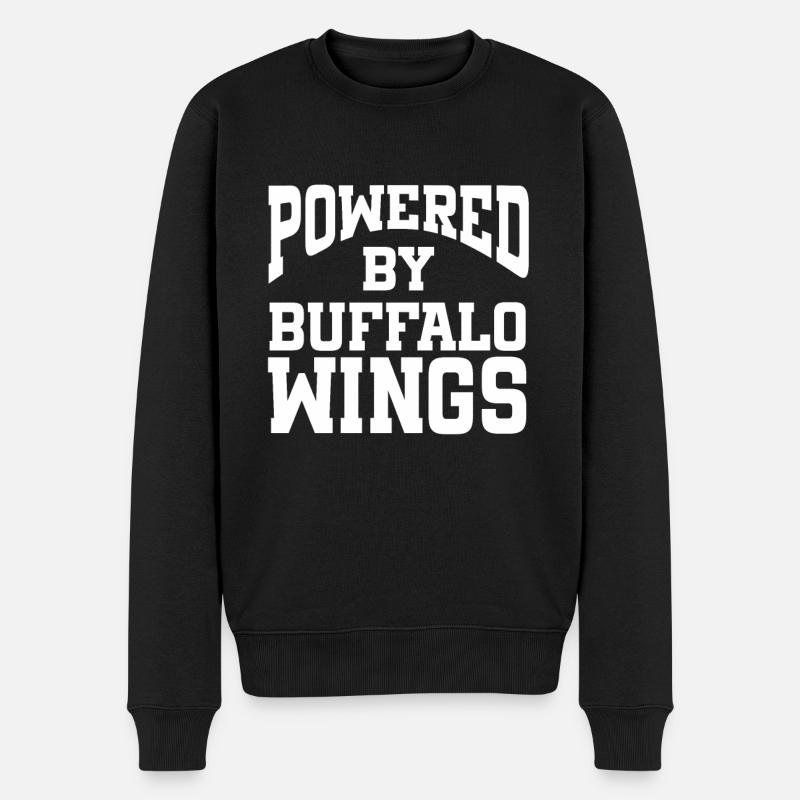 Propulsé par Buffalo Wings - Pull Premium bio Homme - noir