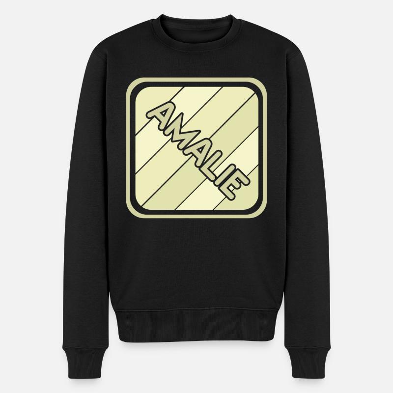 Amalie - Pull Premium bio Homme - noir