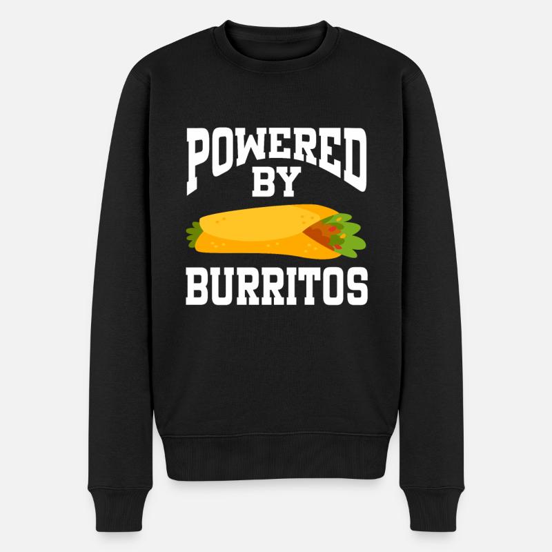 Propulsé par les burritos - Pull Premium bio Homme - noir