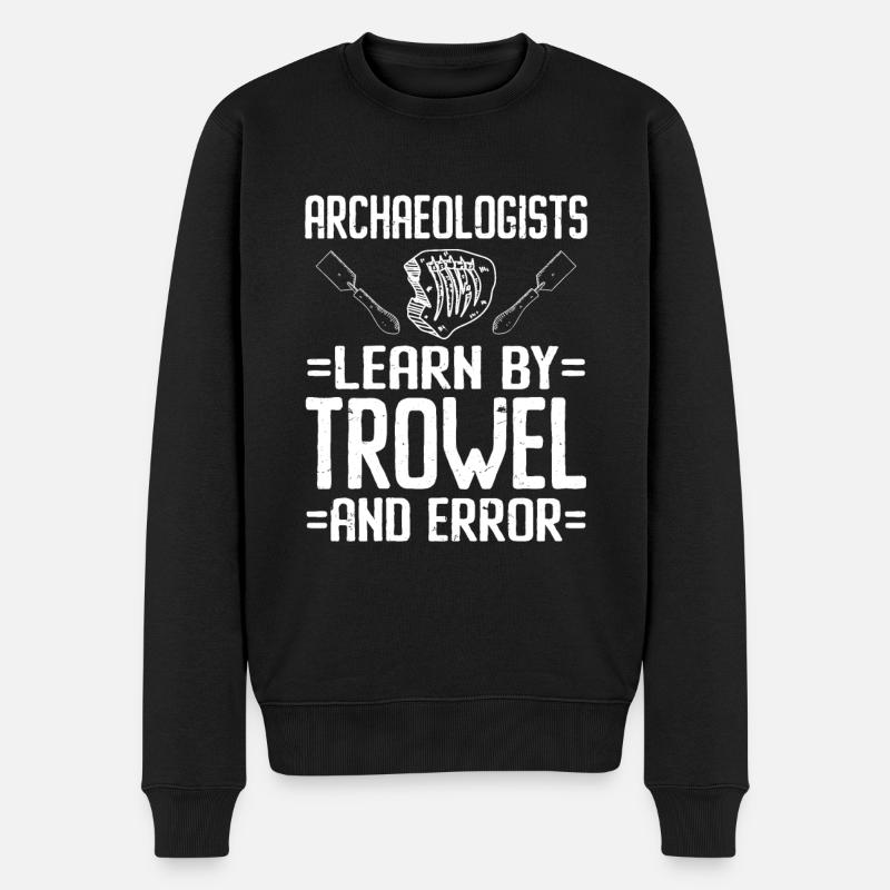 Archaeologist Archaeology - Männer Premium Bio Pullover - Schwarz