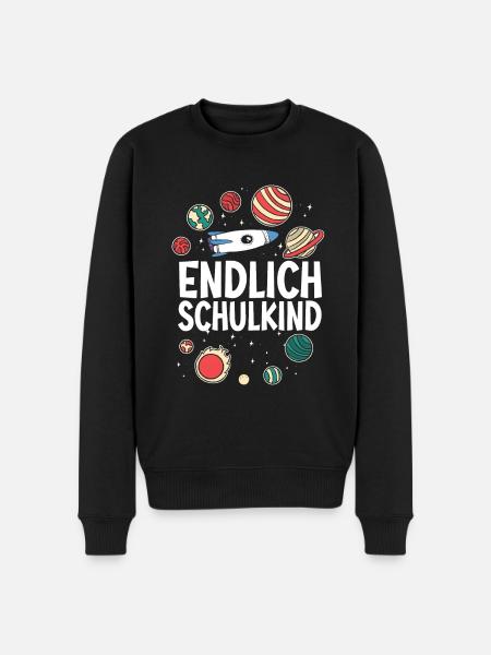 School 1st Grade - Men's Premium Organic Jumper - black