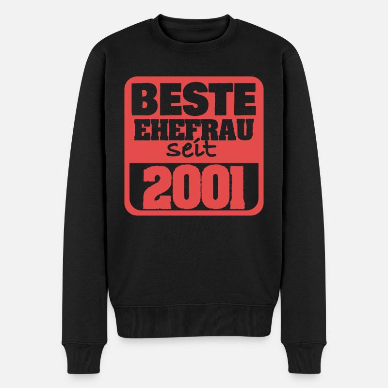 Amoureux 2001 - Pull Premium bio Homme - noir