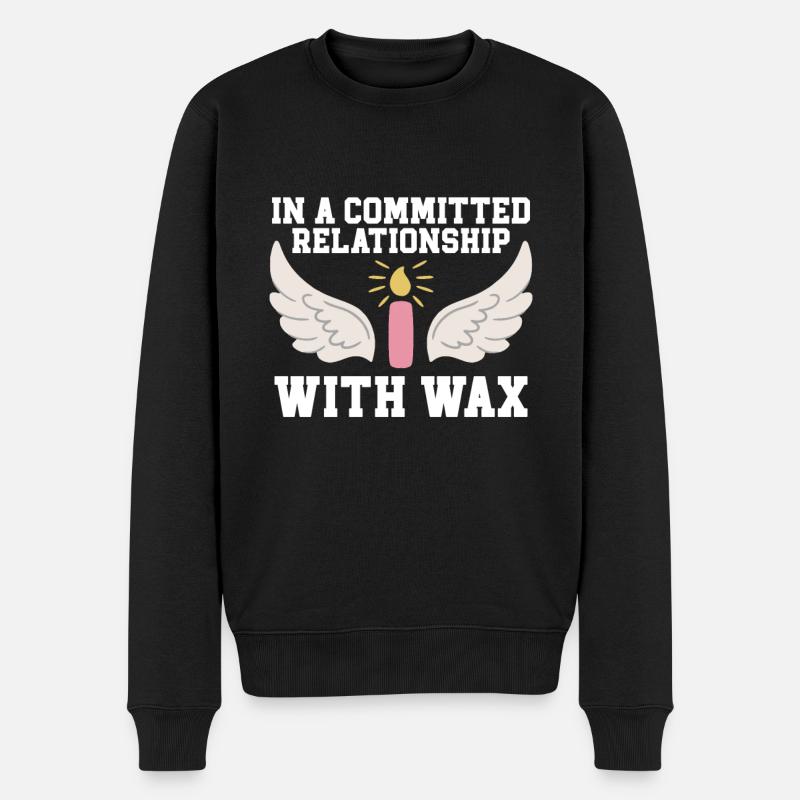 Candle Maker Candle Making - Men's Premium Organic Jumper - black