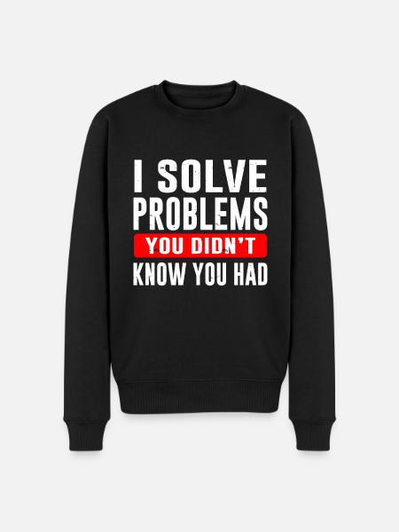 Law Lawyer - Men's Premium Organic Jumper - black