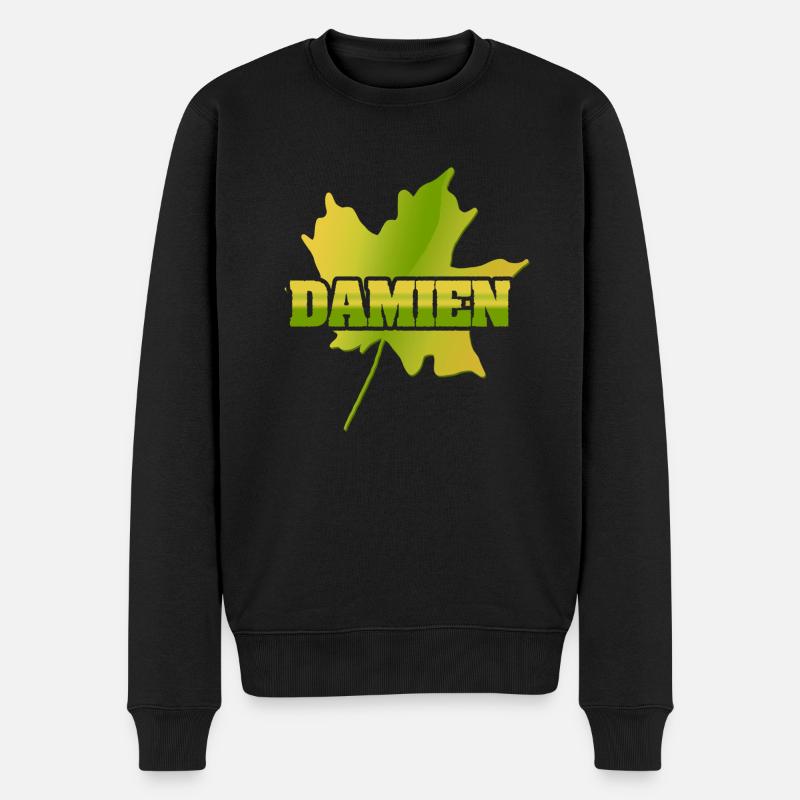Damien Damien - Pull Premium bio Homme - noir