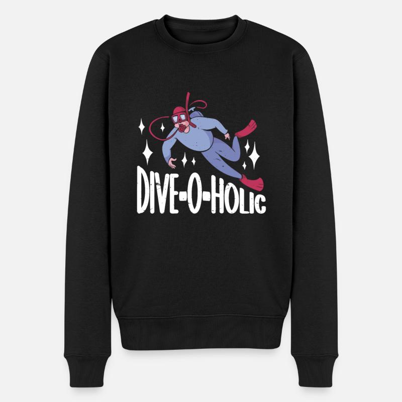 Plongée sous-marine - Pull Premium bio Homme - noir