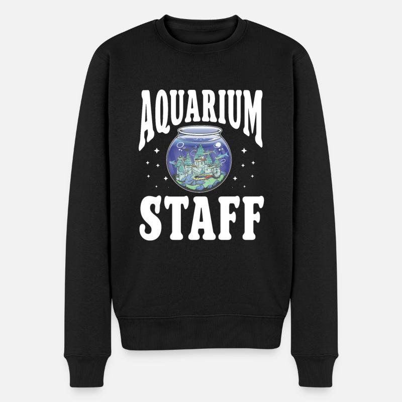 Aquariophile d’aquarium d’aquarium - Pull Premium bio Homme - noir