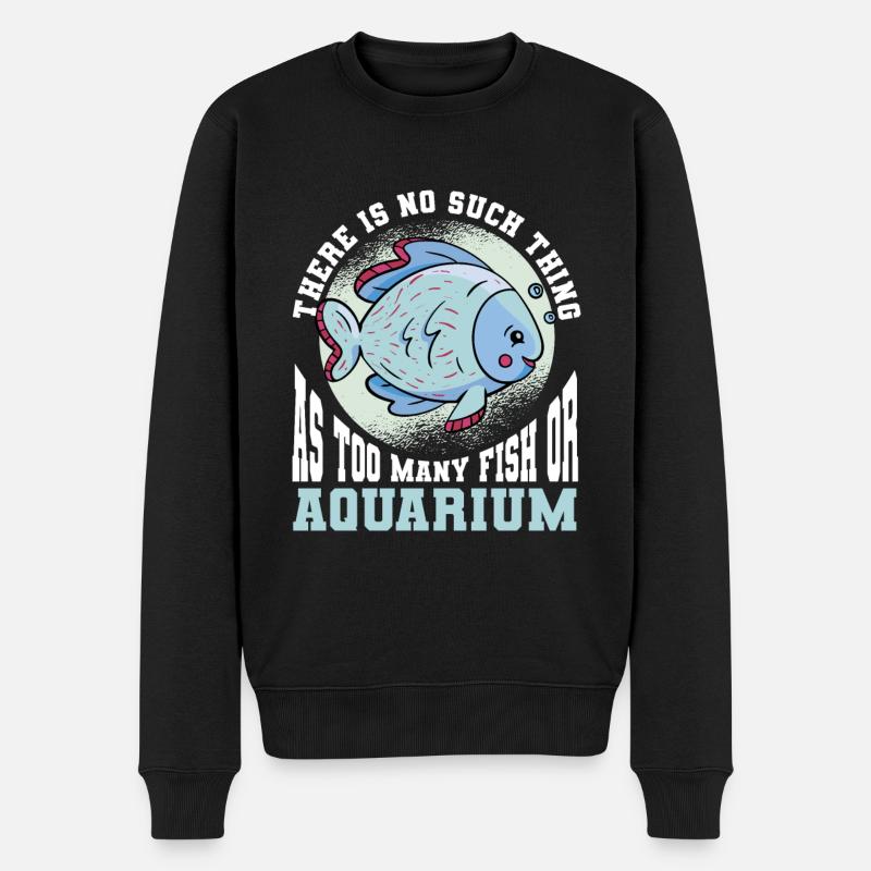 Aquariophile d’aquarium d’aquarium - Pull Premium bio Homme - noir