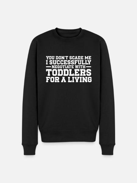 Babysitter Babysitting - Men's Premium Organic Jumper - black