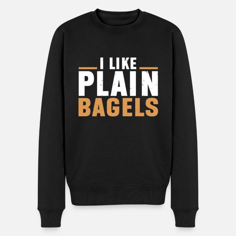 Bagel Lover Art Bagels - Pull Premium bio Homme - noir