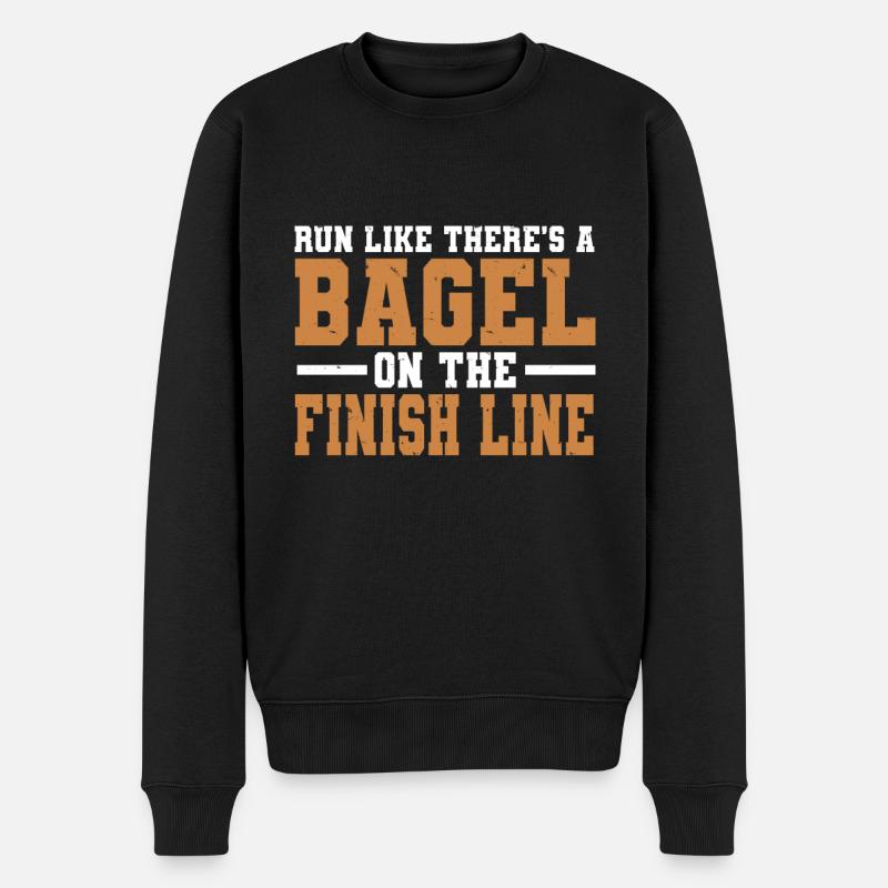 Bagel Lover Art Bagels - Pull Premium bio Homme - noir