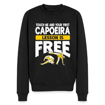 Capoeira Brésil Arts Martiaux Capoeira - Pull Premium bio Homme - noir - Devant - Nico (187cm)