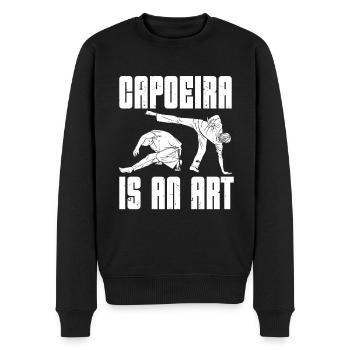 Capoeira Brésil Arts Martiaux Capoeira - Pull Premium bio Homme - noir - Devant - Nico (187cm)