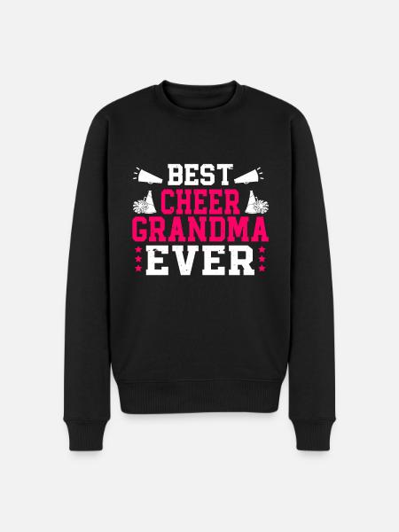 Cheerleading Cheerleader Base Flyer - Men's Premium Organic Jumper - black