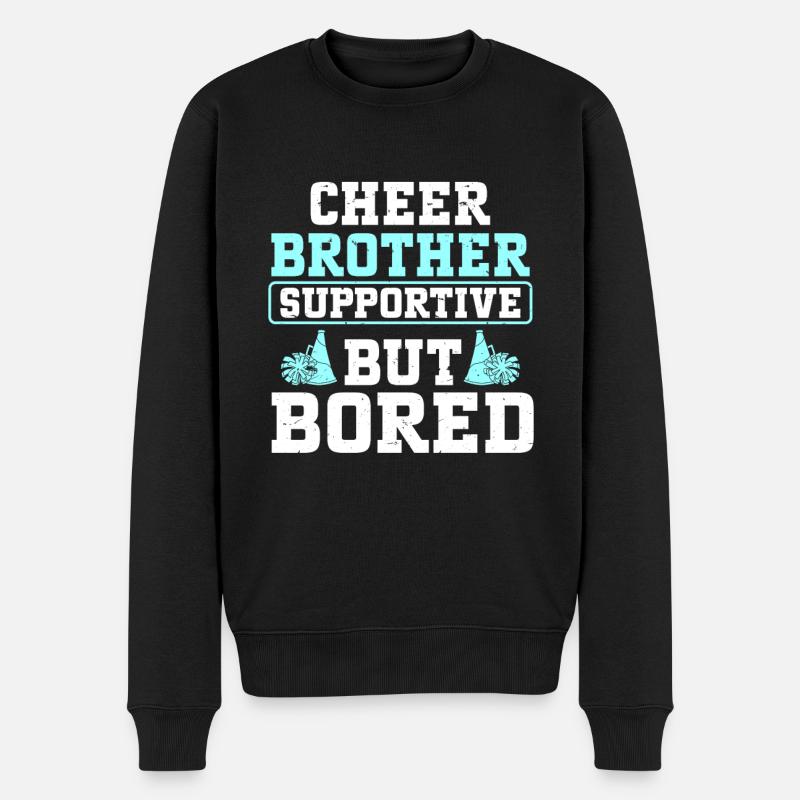 Cheerleading Cheerleader Base Flyer - Männer Premium Bio Pullover - Schwarz