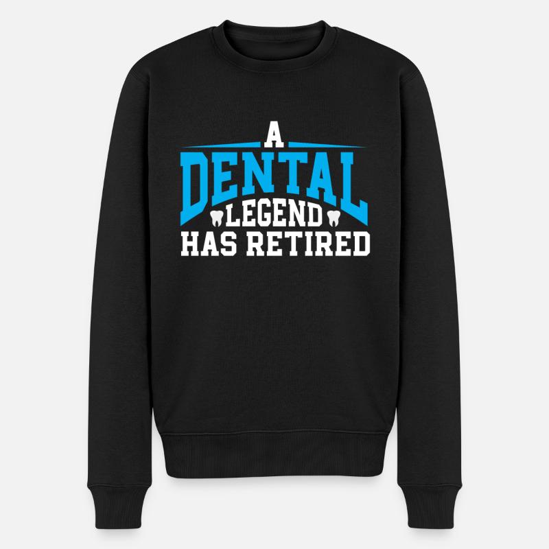 Dentist - Männer Premium Bio Pullover - Schwarz