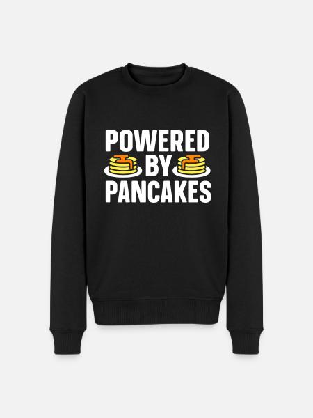 Pancakes Breakfast Food Lover - Men's Premium Organic Jumper - black