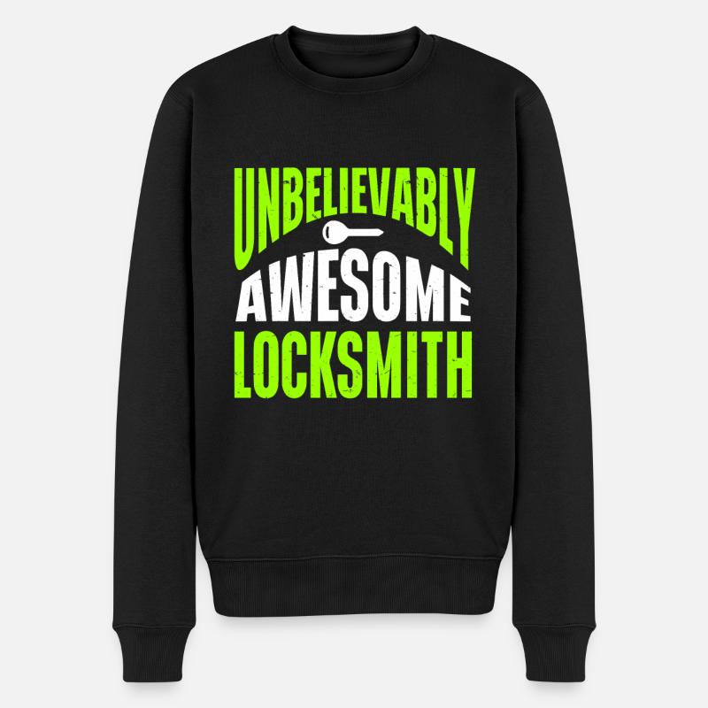 Locksmith Lockpicking Lockpicker - Männer Premium Bio Pullover - Schwarz